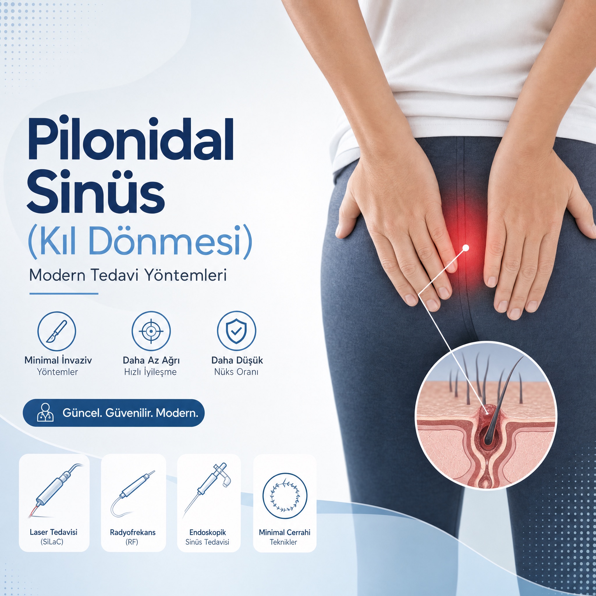 Pilonidal Sinüs (Kıl Dönmesi) Modern Tedavi Yöntemleri | Doç. Dr. Hüseyin Eken
